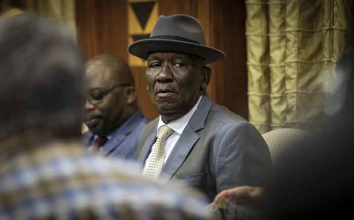 Minister of Police Bheki Cele at the announcement of the new NDPP at the Union Buildings in Pretoria on 5 December 2018. Picture: Thomas Holder/EWN.