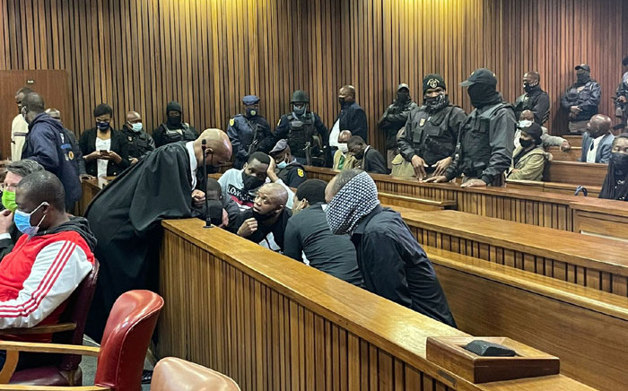 The accused in the Senzo Meyiwa murder trial appeared in the Pretoria High Court on 30 May 2022. Picture: Kgomotso Modise/Eyewitness News