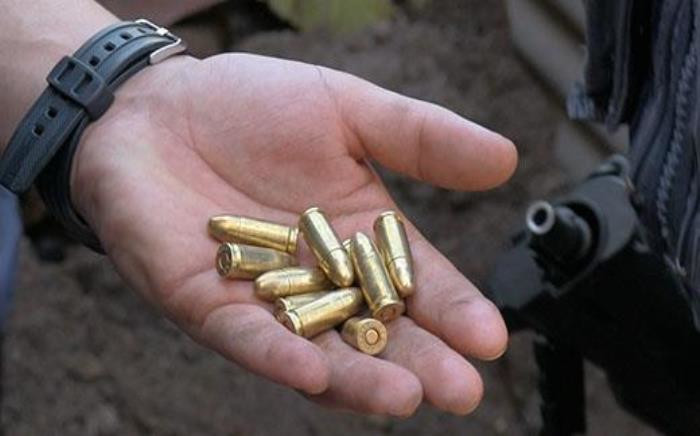 Bullets found during a crime operatons Police raid in Manenberg. Picture: Renee de Villiers/EWN