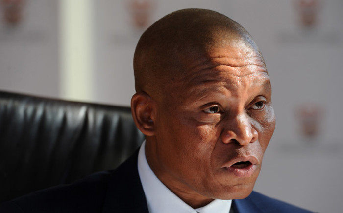 Chief Justice Mogoeng Mogoeng defends a speech he gave in Stellenbosch last week about religion and the law during a news conference in Johannesburg on 4 June 2014. Picture: Sapa.