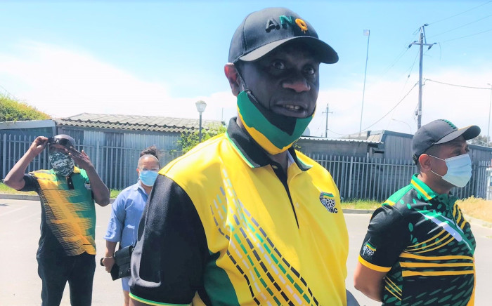 ANC treasurer-general Paul Mashatile campaigning in Cape Town on 7 October 2021. Picture: Lauren Isaacs/Eyewitness News
