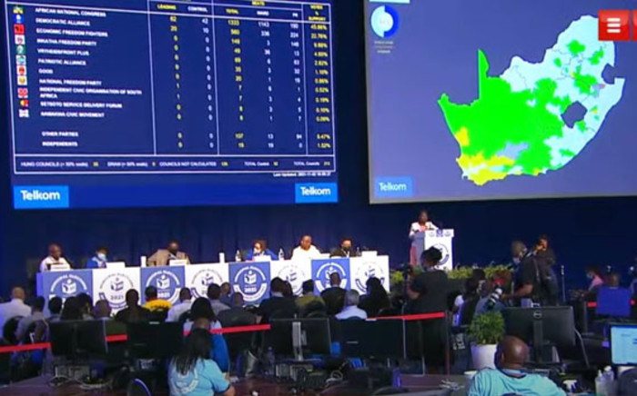The IEC result centre in Pretoria. Picture: Eyewitness News.