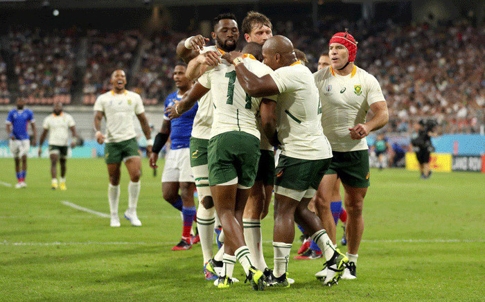 Springboks vs Namibia during the Rugby World Cup on 29 September 2019. Picture: @Springboks/Twitter.