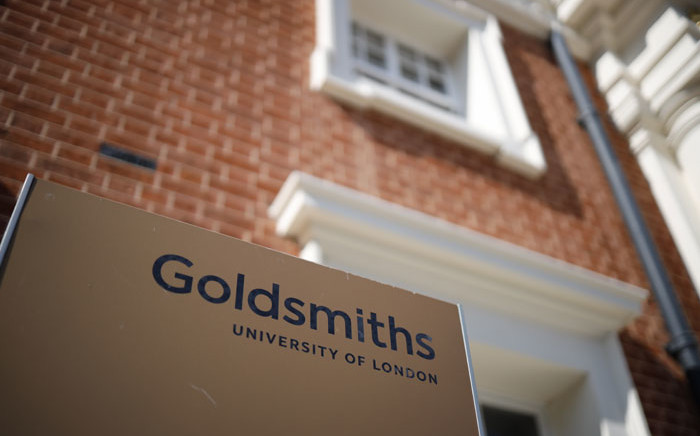 A picture shows the facade of Goldsmiths, University of London, in London on 13 August 2019. Picture: AFP