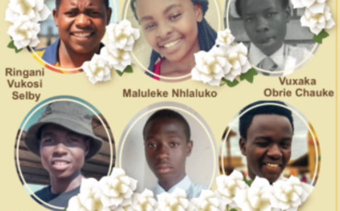 Four of the six pupils who were killed in a bakkie crash in Limpopo were laid to rest on Friday, 23 April 2021. One funeral was held the day before, and another will be held on Saturday. Picture: Twitter/@DBE_SA