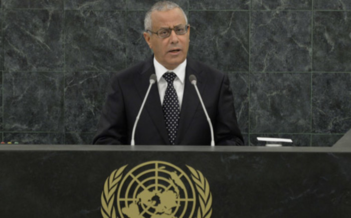 FILE: Ali Zeidan (pictured) will be temporarily replaced by Abdallah al-Thinni, who was sworn in on Tuesday evening. Picture: AFP.