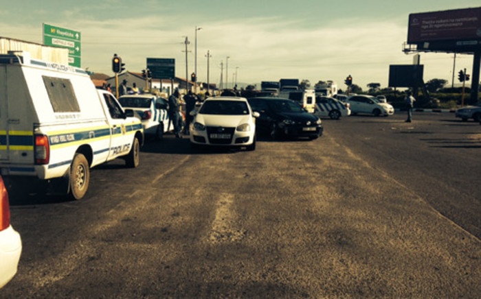 A man was killed en route from Khayelitsha to Delft on Thursday 4 October 2013 due to taxi violence between rival associations. Picture: Lauren Isaacs/EWN