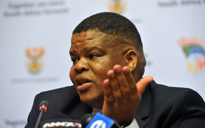 FILE: State Security Minister David Mahlobo. Picture: GCIS.