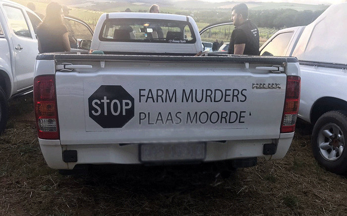 FILE: Farming communities protested against farm murders on 30 October 2017,  under the banner ‘genoeg is genoeg’ (enough is enough). Picture: Shamiela Fisher/EWN.