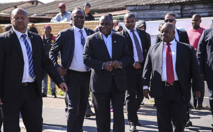President Cyril Ramaphosa launched the anti-gang unit in Cape Town on 2 November 2018. Picture: Cindy Archillies/EWN