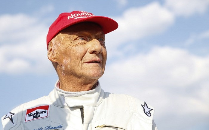 Formula One legend Austrian Niki Lauda attends the "legends race" at the racetrack in Spielberg on 30 June 2018, ahead of the Austrian Formula One Grand Prix. Picture: AFP