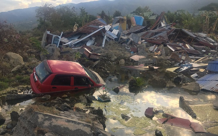 Some of the damage in the Boloroa village. Household items are still visible in the rubble serving as a reminder that families once lived there. The quake shifted homes a few metres away from where they originally were and sunk at a nearly 4m deep. Picture: Ziyanda Ngcobo/EWN 