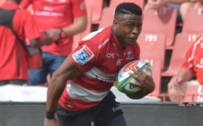 Lions winger Aphiwe Dyantyi will miss the next six weeks through injury. Picture: Facebook/Aphiwe Dyantyi