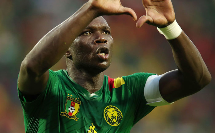 Cameroon captain Vincent Aboubakar celebrates a goal against Comoros during their Africa Cup of Nations match on 24 January 2022. Picture: @CAF_Online/Twitter