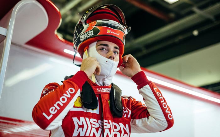 Ferrari’s Charles Leclerc. Picture: @ScuderiaFerrari/Twitter.
