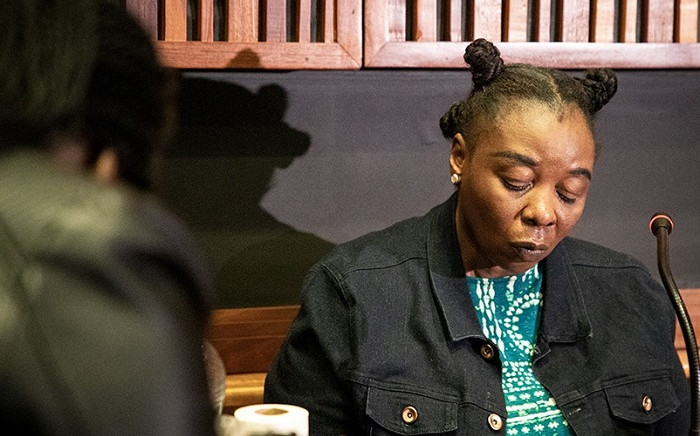 Nomia Rosemary Ndlovu continued her testimony in the Palm Ridge Magistrate Court on 15 September 2021. She is accused of killing several of her family members and boyfriend and plotting the murder of her sister and five kids. Picture: Xanderleigh Dookey Makhaza/Eyewitness News