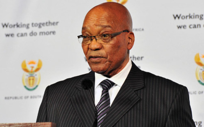 President Jacob Zuma announces a cabinet reshuffle on 12 June 2012. Picture: GCIS