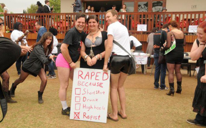 The Slutwalk in Johannesburg, 25 August 2012 against rape and women abuse. Picture: Facebook.com/Slutwalk.
