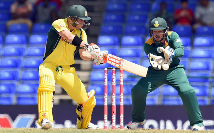 FILE: Proteas vs Australia at Warner Park in St Kitts on Saturday. Picture: @OfficialCSA 