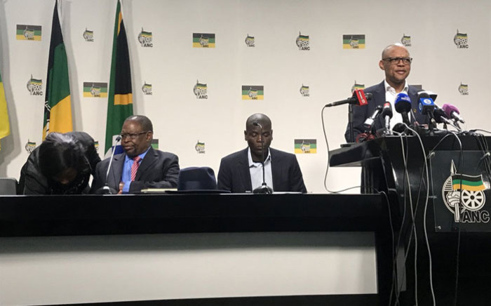 The ANC briefs the media on the outcome of its Land Summit at Luthuli House on 21 May 2018. Picture: Clement Manyathela/EWN