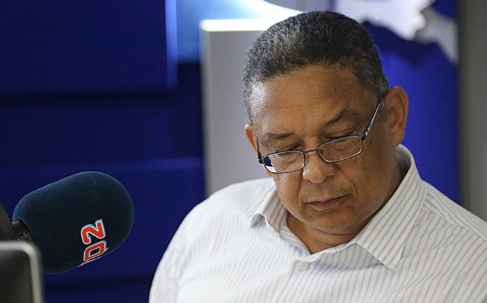 FILE. Suspended Ipid head Robert McBride chats to 702's Xolani Gwala in studio about his suspension and the functionality of the police watchdog. Picture: Reinart Toerien/EWN.