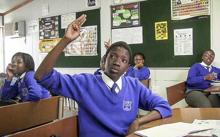 Mveli Nhlapo an orphan from Tsakane, a learner at The African School of Excellence. Picture: Thomas Holder/EWN.