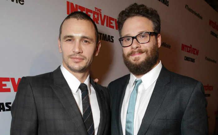 James Franco and Seth Rogen at the Red Carpet Premiere for 'The Interview'. Picture: The Interview Official Facebook page.
