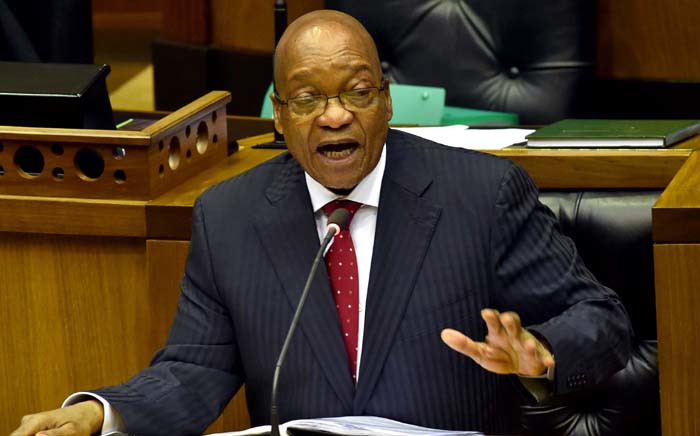 FILE: President Jacob Zuma in the National Assembly. Picture: GCIS