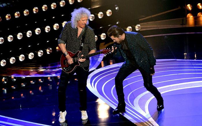 FILE: Adam Lambert (L) and Brian May of Queen perform onstage during the 91st Annual Academy Awards on 24 February 2019 in Hollywood. Picture: Getty Images/AFP 