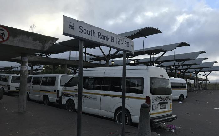 FILE: Abandoned taxis were seen at the Bellville taxi rank. Picture: Cindy Archillies/EWN.