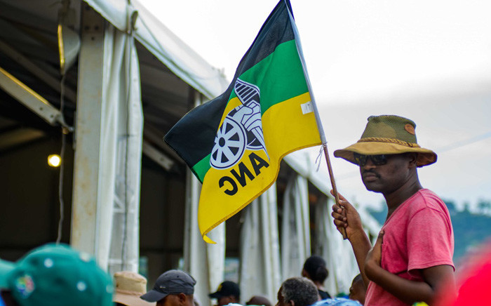 FILE: An ANC supporter waves the party's flag. Picture: @MYANC/Twitter