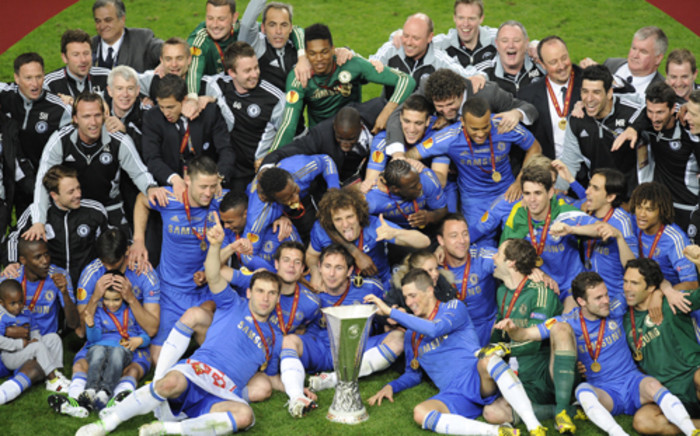 Chelsea were crowned Europa Champions after beating Benfica 2-1 on 15 May 2013 at the Amsterdam Arena. Picture: AFP