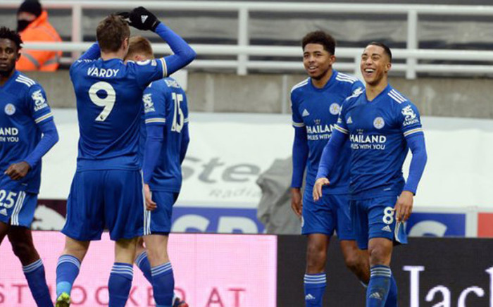 Leicester climbed to third place in the Premier League they sealed a 2-1 win against Newcastle. Picture: Twitter @LCFC. 