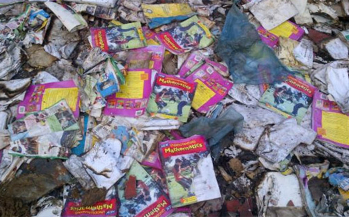 The Democratic Alliance found textbooks being destroyed at a warehouse in Fort Beaufort, in the Eastern Cape. Picture: DA