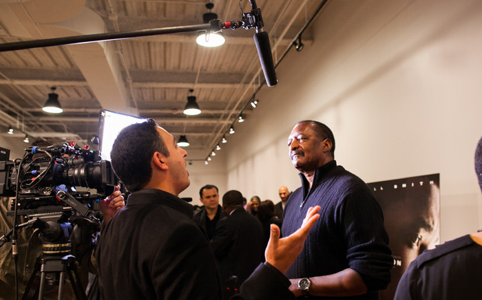 FILE: Mathew Knowles gets interviewed before a screening of 'Concussion' in Houston, Texas 19 December 2015. Picture: AFP