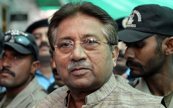 Pakistani former army chief and president Pervez Musharraf. Picture: AFP