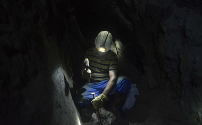 It’s believed four illegal miners are stuck in a shaft near Roodepoort on the West Rand. Picture: AFP.