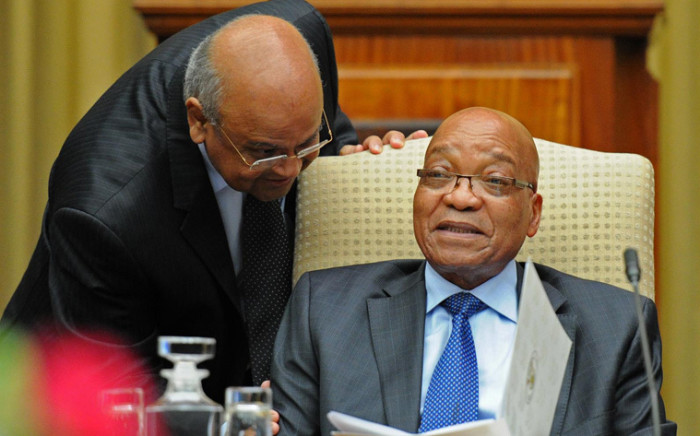 FILE: Finance Minister Pravin Gordhan and President Jacob Zuma. Picture: EWN.