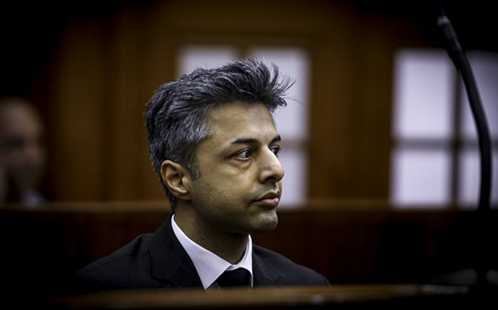 FILE: Shrien Dewani in the dock at the Western Cape High Court at the start of the trial on 7 Octoober 2014. Picture: Thomas Holder/EWN.