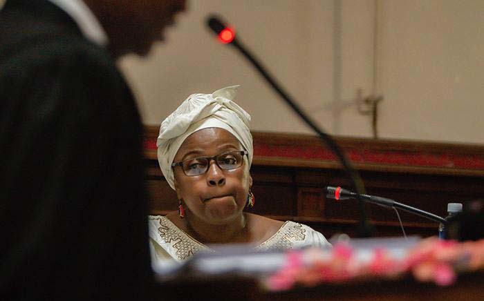 FILE: Former SAA board chairperson Dudu Myeni testifying in her delinquency case at the High Court in Pretoria on 20 February 2020. Picture: Sethembiso Zulu/EWN