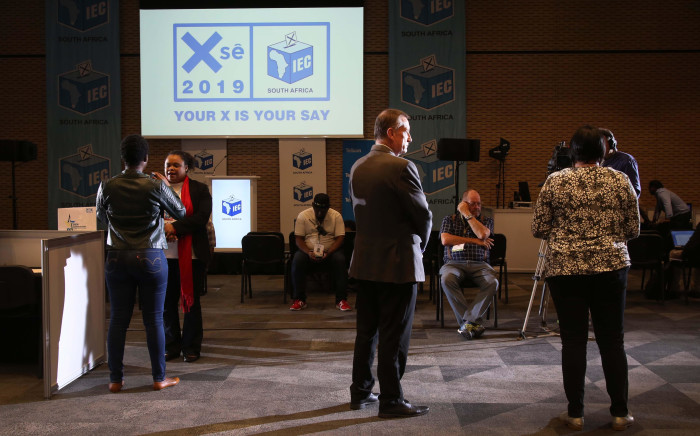 General view of the IEC results centre in Cape Town. Picture: Bertram Malgas