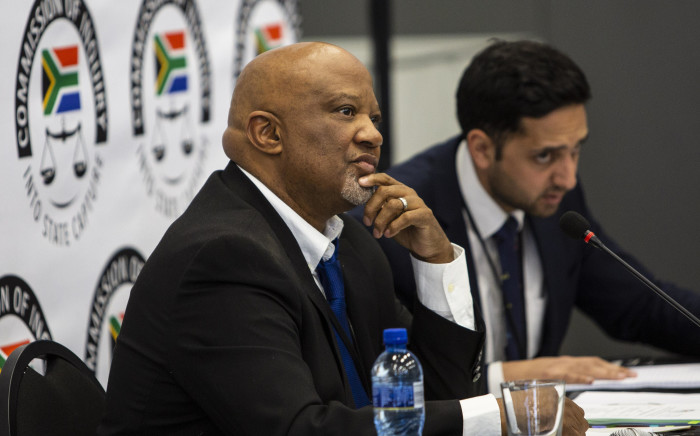 Former Deputy Finance Minister Mcebisi Jonas at the state capture inquiry on 24 August 2018.  Picture: Christa Eybers/EWN
