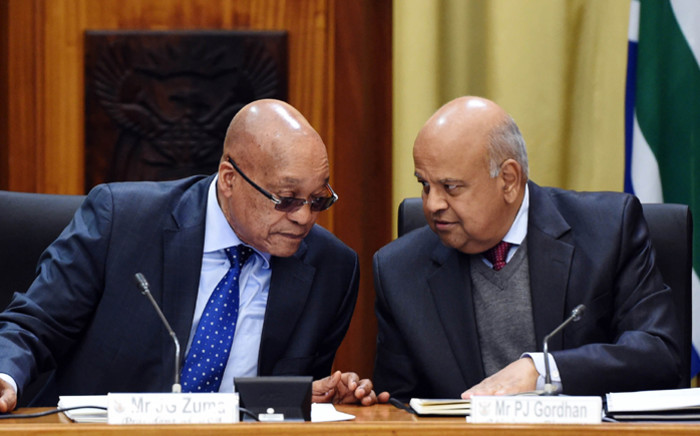 FILE: President Jacob Zuma and Finance Minister Pravin Gordhan. Picture: GCIS.
