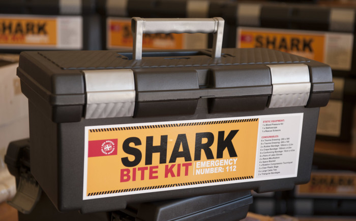 Shark bite kits help to stop bleeding and save lives. Image: NSRI 