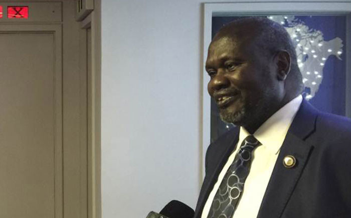 Former Vice President of South Sudan Riek Machar. Picture: Vumani mkhize/EWN.
