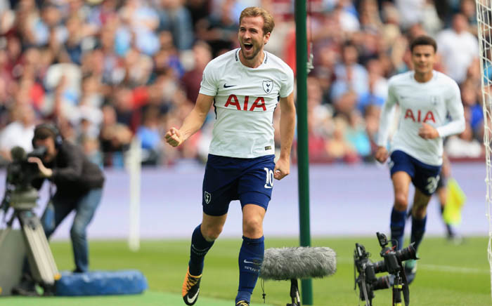 Tottenham Hotspur’s Harry Kane celebrates after scoring against West Ham United. Picture: @SpursOfficial/Twitter.