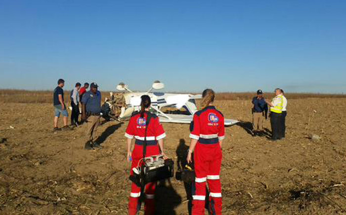 The cause of the crash is not yet known but local authorities investigating it. Picture: @ER24EMS.