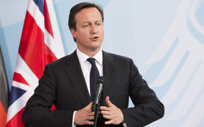 British Prime Minister David Cameron.  Picture:AFP 