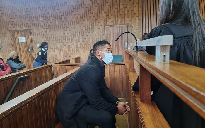 Elton Jantjies in the Kempton Park Magistrates Court on 16 May 2022. Picture: Bernadette Wicks/EWN