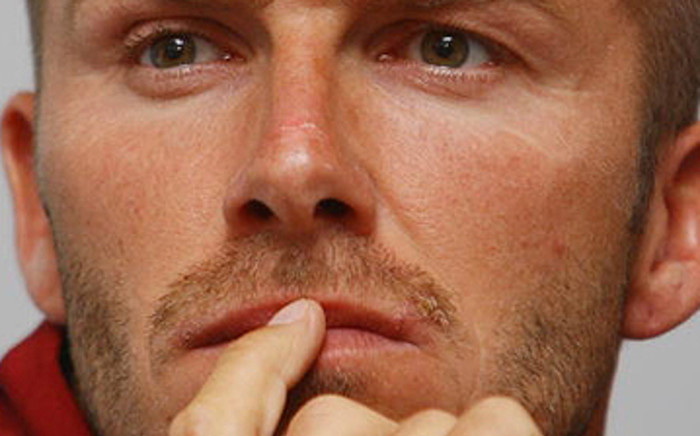 Los Angeles Galaxy midfielder David Beckham. Picture: AFP